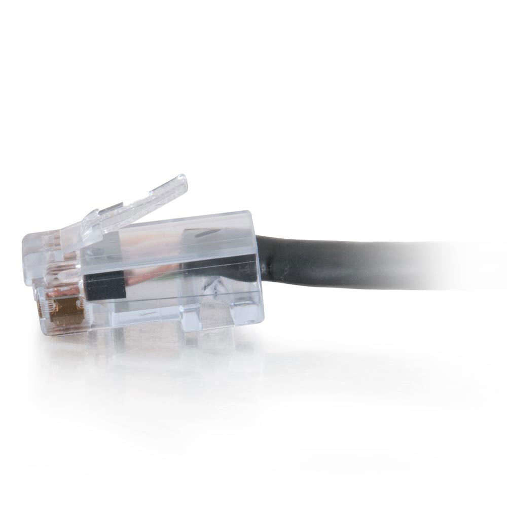 C2G 1ft Cat6 UTP networking cable Black 0.31 m U/UTP (UTP)