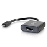 C2G USB-C® to DisplayPortTM Adapter Converter - 4K 30Hz - Black