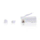 C2G RJ45 Cat6 Modular Plug for Round Solid/Stranded Cable Multipack (100 pack)