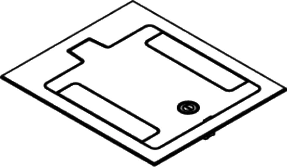 WIREMOLD RFB119BTCBK wall plate/switch cover Black