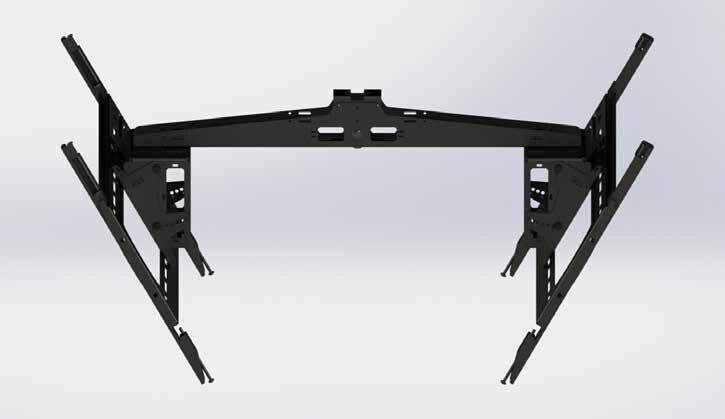 Premier Mounts 7170-1158-00 signage display mount 190.5 cm (75") Black