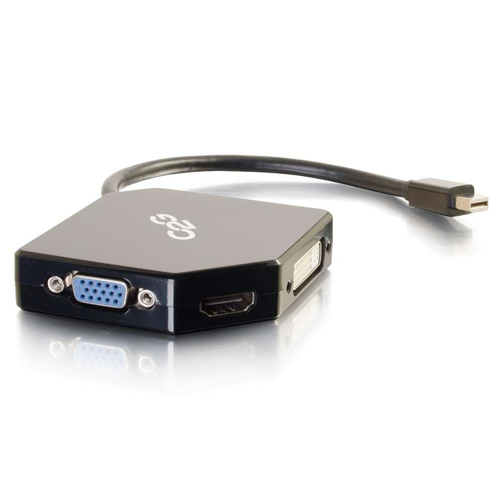 C2G Mini DisplayPort to HDMI, VGA, or DVI Adapter Converter
