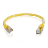 C2G 6" Cat6 networking cable Yellow 0.15 m U/FTP (STP)