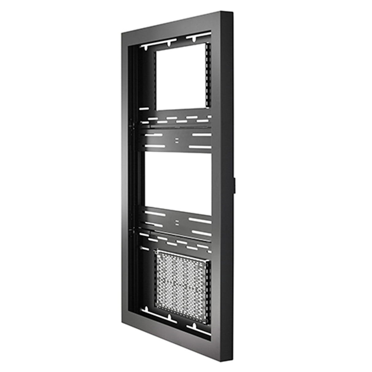 Chief ImpactTM On-Wall Kiosk - Portrait 55 Inch Black