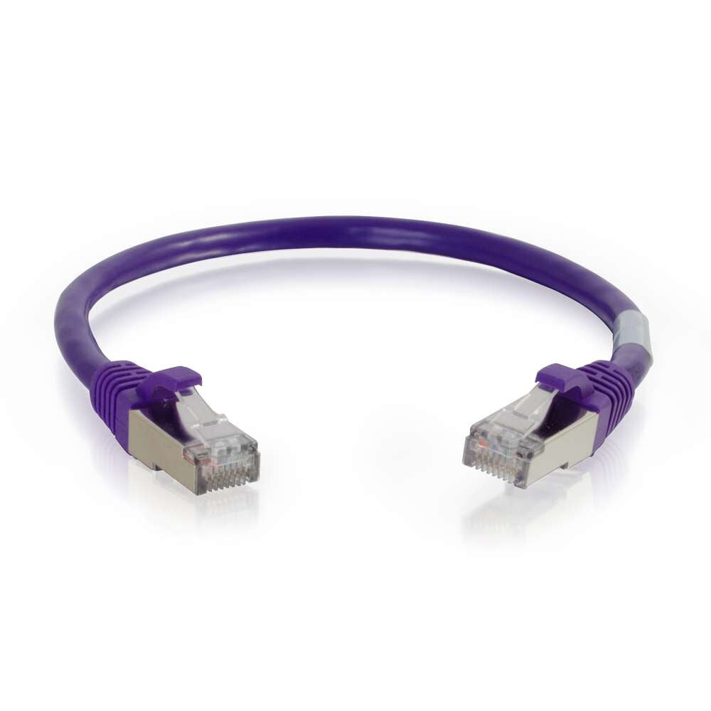 C2G 20ft Cat6 networking cable Purple 6.1 m S/FTP (S-STP)