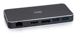 C2G USB-C 7-in-1 Dual Display MST Docking Station with HDMI, DisplayPort, Ethernet, USB, and Power Delivery up to 100W - 4K 60Hz