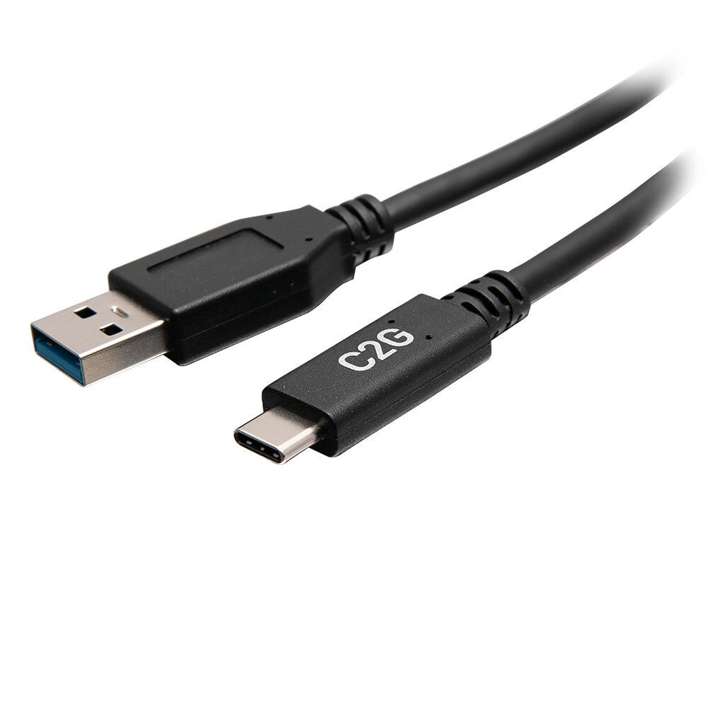 C2G 1.5ft (0.46m) USB-C® Male to USB-A Male Cable - USB 3.2 Gen 1 (5Gbps)