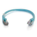 C2G 1ft Cat6a networking cable Aqua colour 0.3 m S/FTP (S-STP)