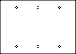 WIREMOLD RFB119-3B wall plate/switch cover