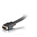 C2G HDMI, VGA, 3.5mm and USB Pass Through Double Gang Wall Plate - Aluminum