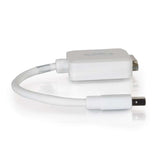 C2G 8in Mini DisplayPortTM Male to Single Link DVI-D Female Adapter Converter - White