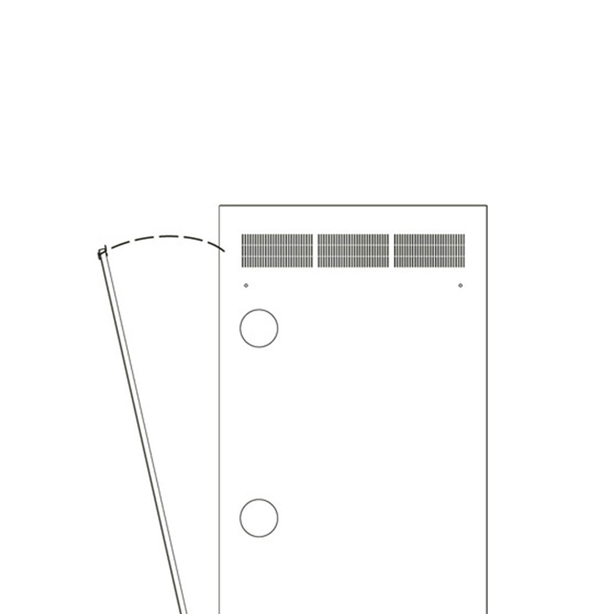 Middle Atlantic 44 RU Rear Access Panel for WR Racks