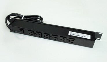 WIREMOLD R5BZ power extension 1.8 m 6 AC outlet(s) Black