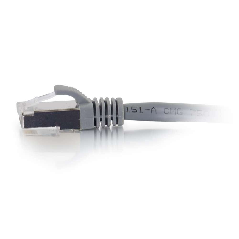 C2G 3ft (0.9m) Cat5e Snagless Shielded STP Ethernet Network Patch Cable - Gray