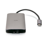 C2G USB-C 8-in-1 Mini Dock with HDMI, 2x USB-A, Ethernet, SD Card Reader, and USB-C Power Delivery
