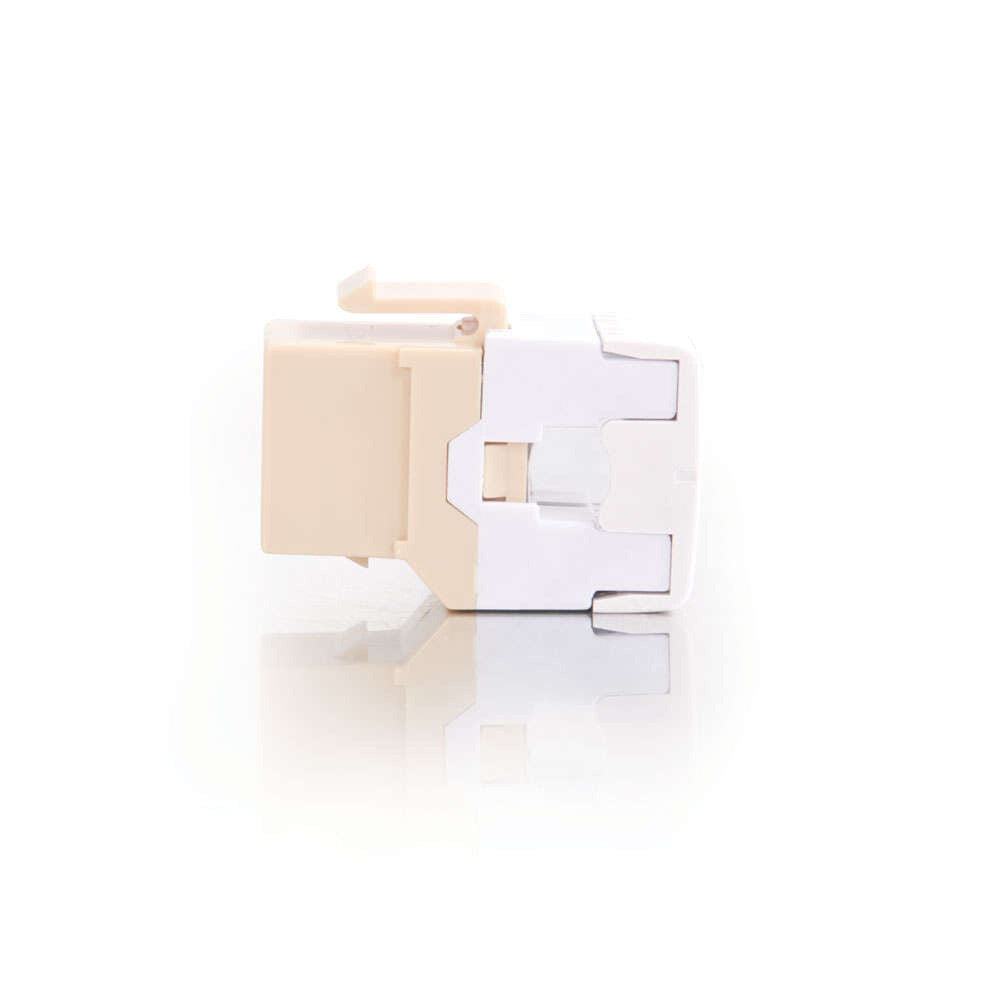 C2G 180° Cat6 RJ45 UTP Keystone Jack - Blue