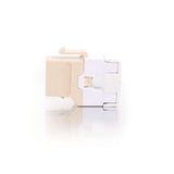 C2G 180° Cat6 RJ45 UTP Keystone Jack - Blue