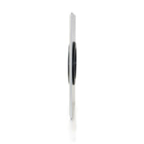 C2G 1.5in Grommet Cable Pass Through Single Gang Wall Plate - Brushed Aluminum