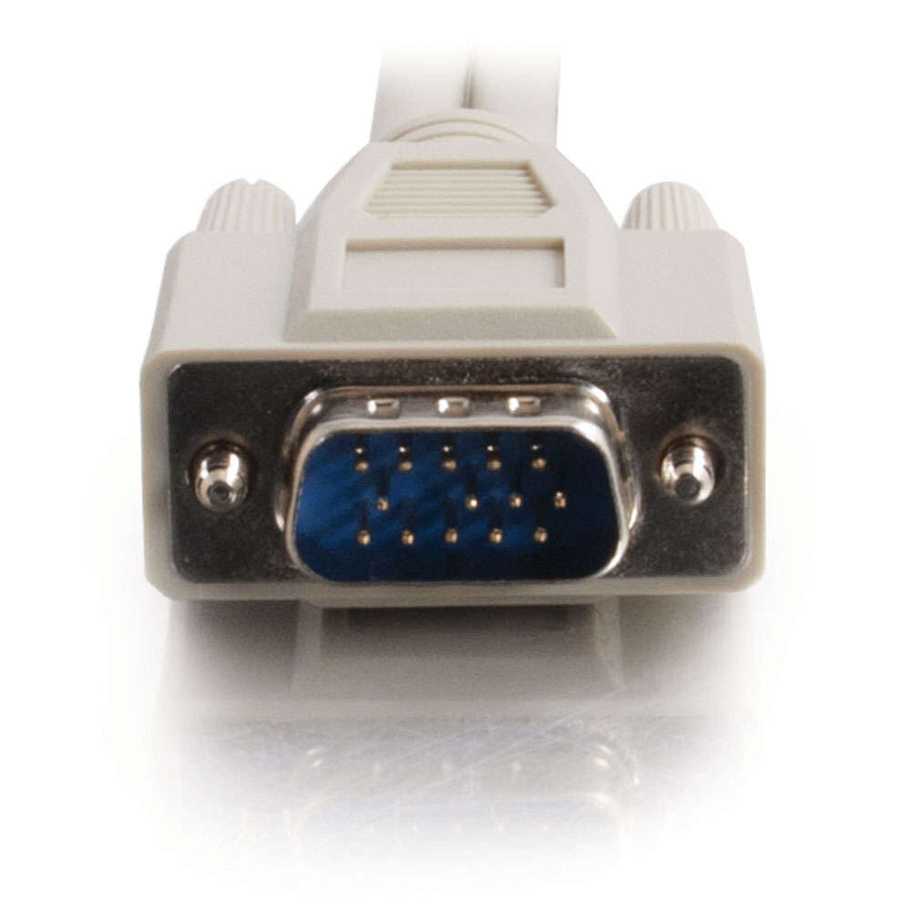 C2G 8in One HD15 VGA Male to Two HD15 VGA Female Y-Cable