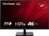 Viewsonic VA2756-4K-MHD computer monitor 68.6 cm (27") 3840 x 2160 pixels 4K Ultra HD LED Black