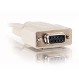 C2G 10ft (3m) DB9 F/F Serial RS232 Cable - Beige