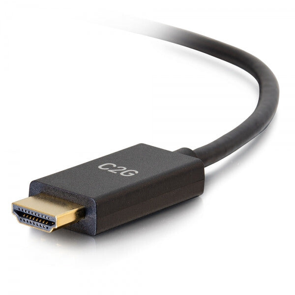 C2G 54436 video cable adapter 1.8 m DisplayPort HDMI Black