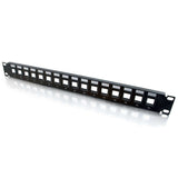 C2G 16-Port Blank Keystone/Multimedia Patch Panel