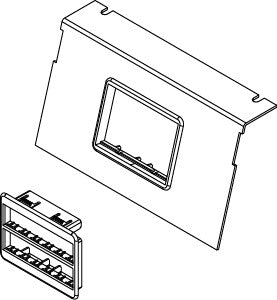 WIREMOLD C8850P-2RT wall plate/switch cover