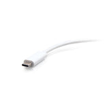 C2G USB-C® to DisplayPortTM Adapter Converter - 4K 60Hz - White