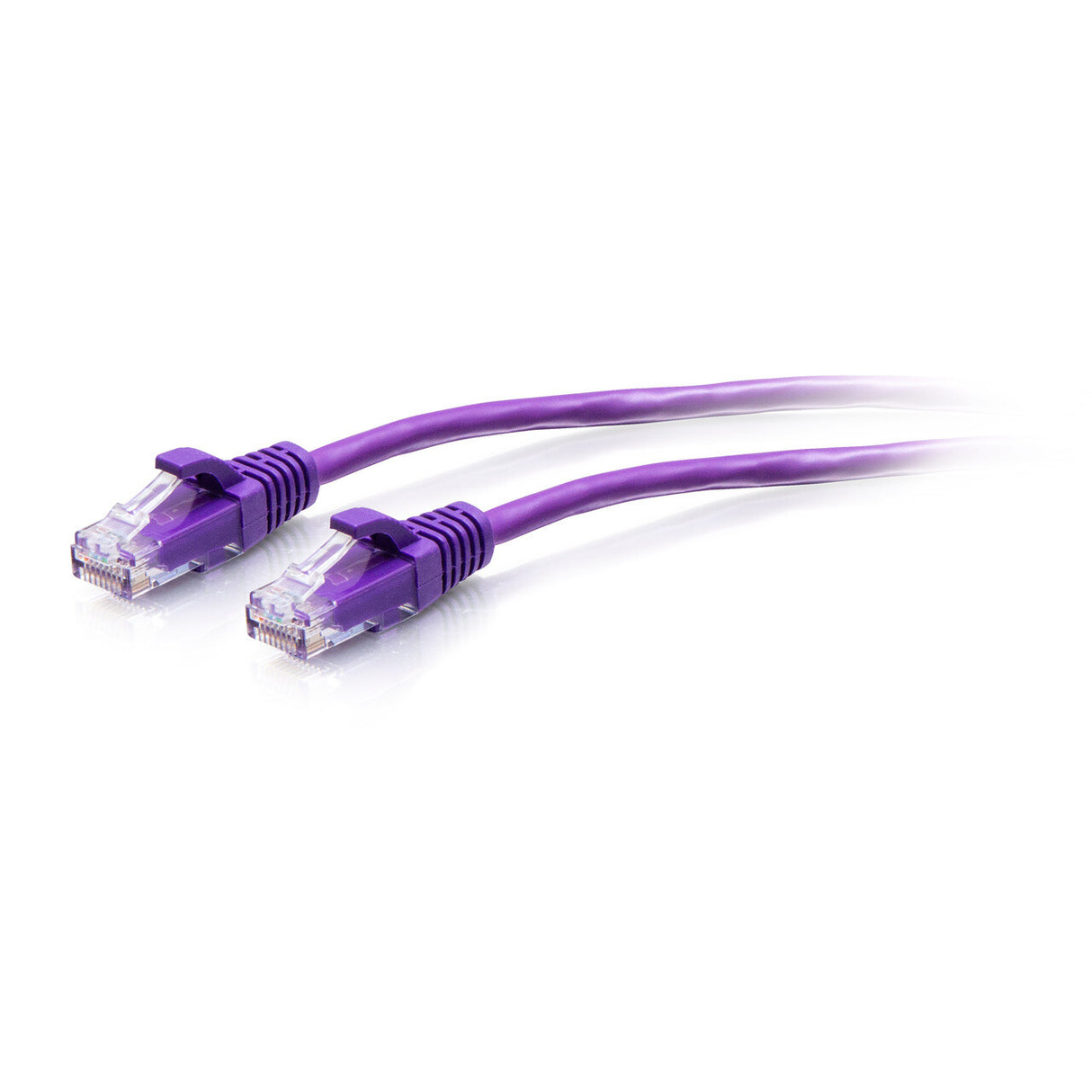 C2G 1.5m Cat6a Snagless Unshielded (UTP) Slim Ethernet Patch Cable - Purple