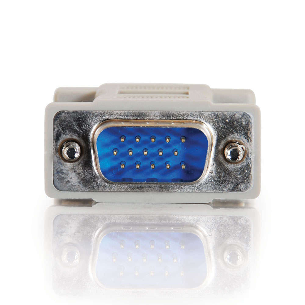 C2G MultiSync® VGA HD15 Male to DB9 Female Serial RS232 Adapter