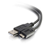 C2G 12ft (3.7m) USB 2.0 USB-C to USB-A Cable M/M - Black