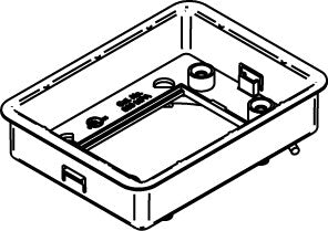 WIREMOLD 880MPA cable trunking system accessory Box fitting