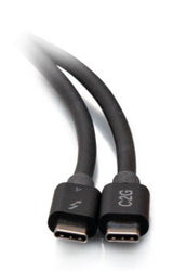 C2G 2.5ft (0.8m) Thunderbolt™ 4 USB-C® Cable (40Gbps)