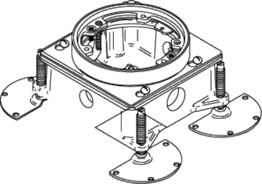 WIREMOLD 887B outlet box Silver