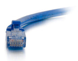 C2G 6" Cat6a UTP networking cable Blue 0.15 m U/UTP (UTP)