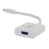 C2G USB-C® to HDMI Audio/Video Adapter Converter - 4K 30Hz - White