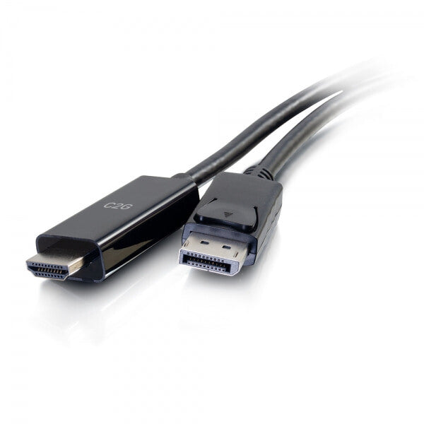 C2G 50193 video cable adapter 0.9 m DisplayPort HDMI Black