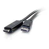 C2G 50193 video cable adapter 0.9 m DisplayPort HDMI Black