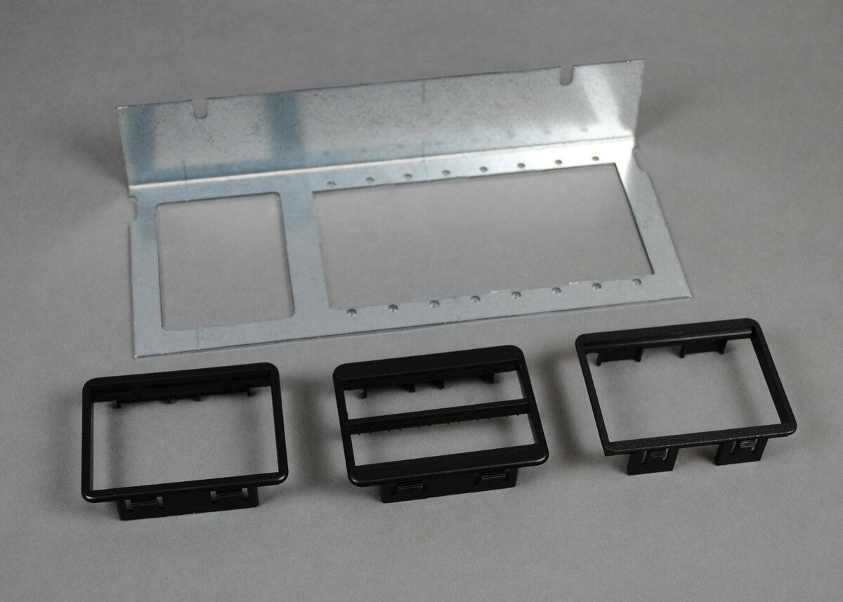 WIREMOLD C10105P-AAP-6A wall plate/switch cover Stainless steel, White