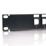 C2G 12-Port Blank Keystone/Multimedia Patch Panel