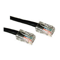 C2G 7ft (2.1m) Cat5e Non-Booted Unshielded UTP Network Crossover Patch Cable - Black