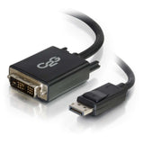 C2G 6ft (1.8m) DisplayPortTM Male to Single Link DVI-D Male Adapter Cable - Black