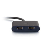 C2G 54293 video cable adapter DisplayPort 2 x HDMI + USB Micro-B Black