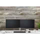 Chief KX Low-Profile Triple Monitor Arms, Column Desk Mount, Silver