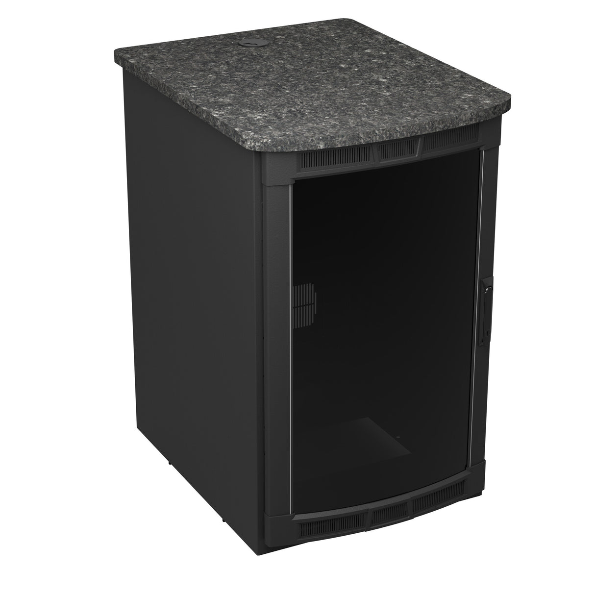 Middle Atlantic BGR-25SA32MDK-E2 Rolling Presentation Rack with Midnight Stone Top