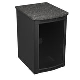 Middle Atlantic BGR-25SA32MDK-E2 Rolling Presentation Rack with Midnight Stone Top
