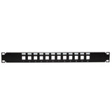 C2G 12-Port Blank Keystone/Multimedia Patch Panel