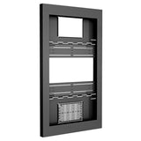 Chief ImpactTM On-Wall Kiosk with Protective Glass - Portrait 65 Inch Black