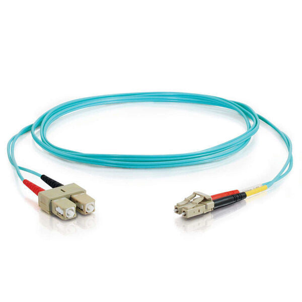 C2G 18m, LC - SC InfiniBand/fibre optic cable Blue